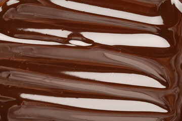 Sweet hot chocolate as background, closeup