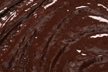 Texture of hot chocolate as background