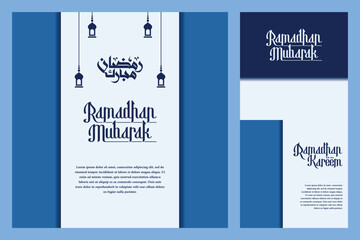 Collections Of Islamic Ramadan Square Banner Design.