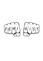 Feminist SVG Design – Empowering and Bold Artwork for Personalized Gifts & Deco