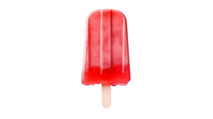Refreshing Red Popsicle on a Stick Summer Treat Image