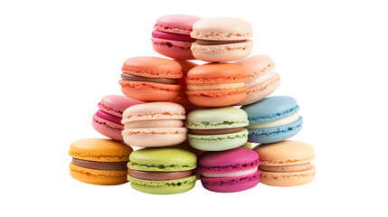 Delicious Colorful Macarons Pastry Dessert Treats