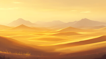 Obraz premium mesmerizing rolling sand dunes