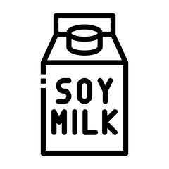 soy milk Line Icon