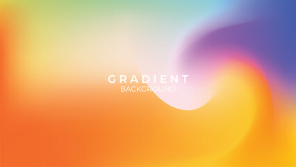 Background gradient minimalist colorful template