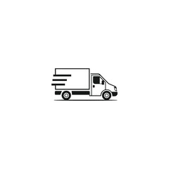 BasicDelivery Truck Vector Illustration eps