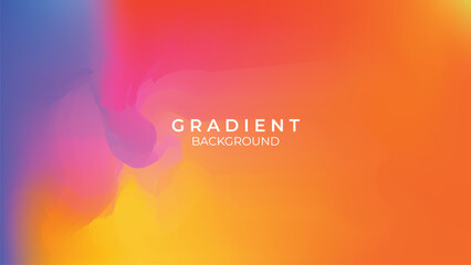 Background gradient minimalist colorful template