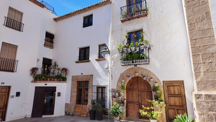 Preciosa imagenes de las Calles de Javea en Alicante (España) , historico, casco viejo, calles...
