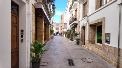 Preciosa imagenes de las Calles de Javea en Alicante (España) , historico, casco viejo, calles...