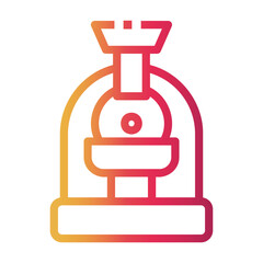 coffee oven Line Gradient Icon
