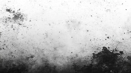 Abstract Black and White Grunge Texture Distressed Overlay Grainy Background