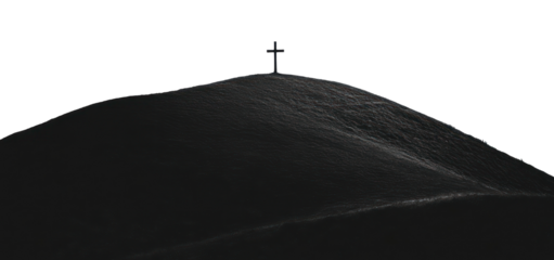 PNG Cross silhouette cross symbol.