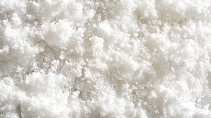 Close-up white powder texture, kitchen background