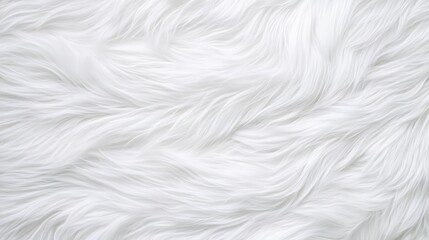 Obraz premium White, wavy, soft, flowing strands, textured surface.