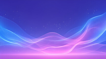 Abstract Purple Blue Wave Background Design