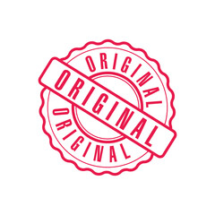 Original Stamp Graphic design vector element simple and modern