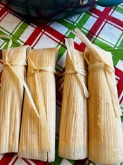 Tamale making for christmas