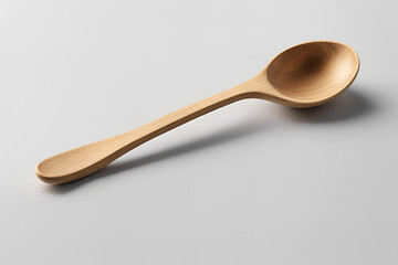 Natural spoon made of bamboo