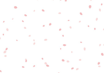 舞い散る桜の花びらの背景素材