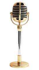 Fototapeta premium PNG Retro microphone vintage classic elegant.