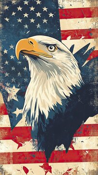 Abstract Patriotism Icons for Presidents&rsquo; Day , Presidents' Day,happy presidents day, presidents