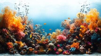Vibrant Coral Reef Underwater Paradise