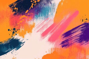 Vibrant Hues: Abstract Art Explodes with Color