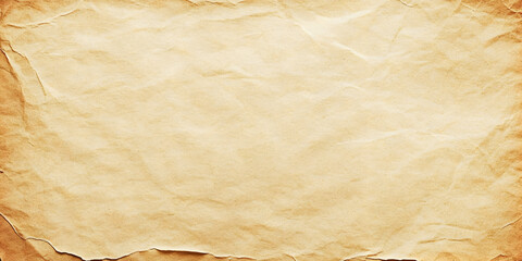 Old crumpled paper shows a textured and aged background for vintage projects.