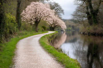  riverside cherry blossom path