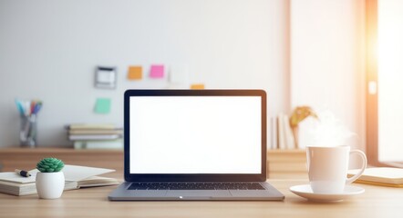 Minimalist Workspace with Creative Touches.