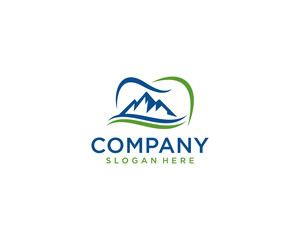 Dental mountain logo