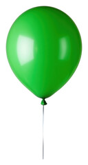 PNG Green balloon celebration decoration inflated.