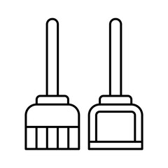 broom outline icon