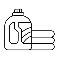 detergent outline icon