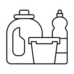 detergent outline icon