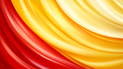 Red and yellow abstract flowing background