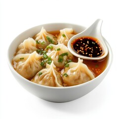 Soft dumpling skins with flavorful hot soup
