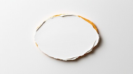Abstract Texture with White and Orange Paint on Canvas, Showcasing a Unique Artistic Design with Brush Strokes and Color Contrast in a Creative Approach