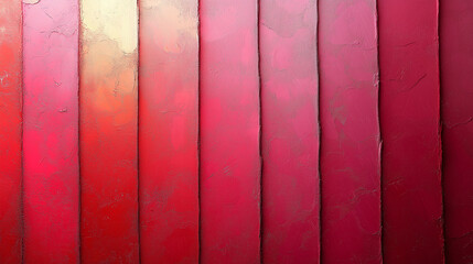 Abstract red gradient texture with vertical panels in vibrant tones