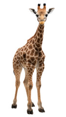 Naklejka premium PNG Baby girafe wildlife standing giraffe.