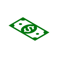 Money clip art design on plain white transparent isolated background for sign, decal, card, shirt, hoodie, sweatshirt, apparel, tag, mug, icon, poster or badge