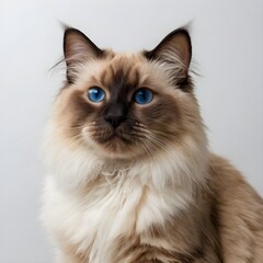 Fototapeta premium Ragdoll cat close up