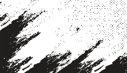 Fototapeta premium Digital Grit, A High-Contrast Abstract of Textured Black and White Patterns