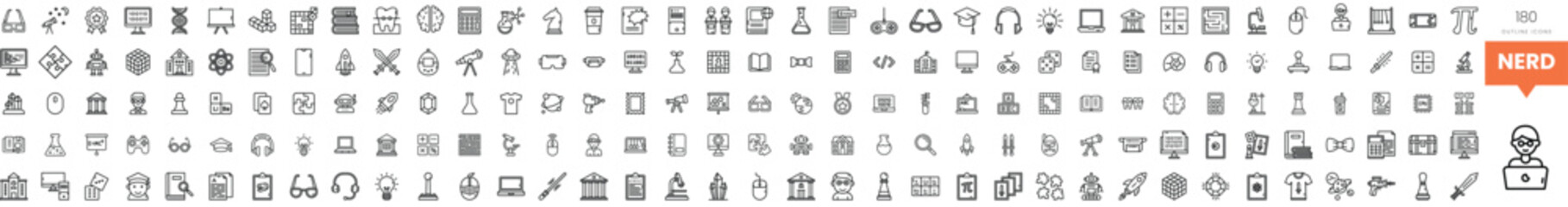 A diverse collection of minimalistic gray icons for various applications and services.