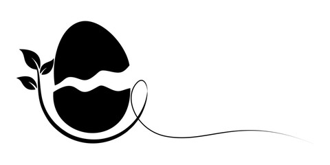  vector easter eggs with plant ornaments