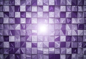 Obraz premium Abstract Purple Geometric Cube Pattern Background