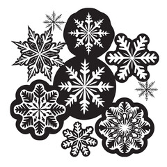 Winter Snowflakes Vector Art, Icons, and Graphics