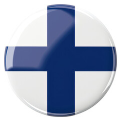 Obraz premium PNG Finland background symbol button.