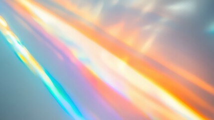 Abstract pastel rainbow light leaks. Ideal for overlaying photos, adding dreamy, ethereal effects to designs, or creating vibrant backgrounds.