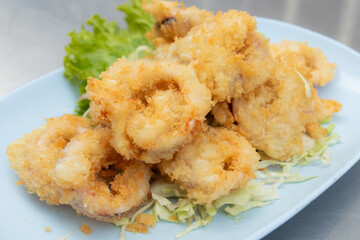 Crispy Fried Squid. Thai Food